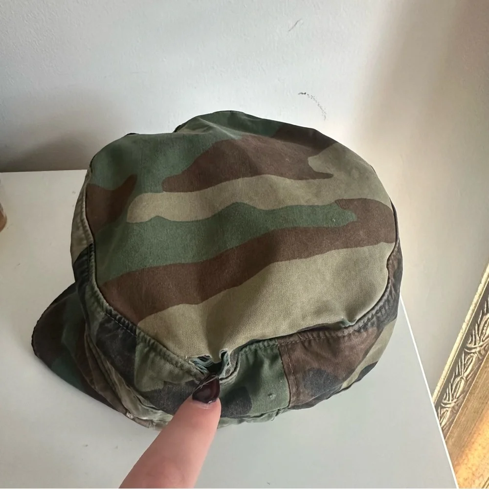US Military‎ Issued GI Patrol Camouflage Cap Men’s 7 3/4